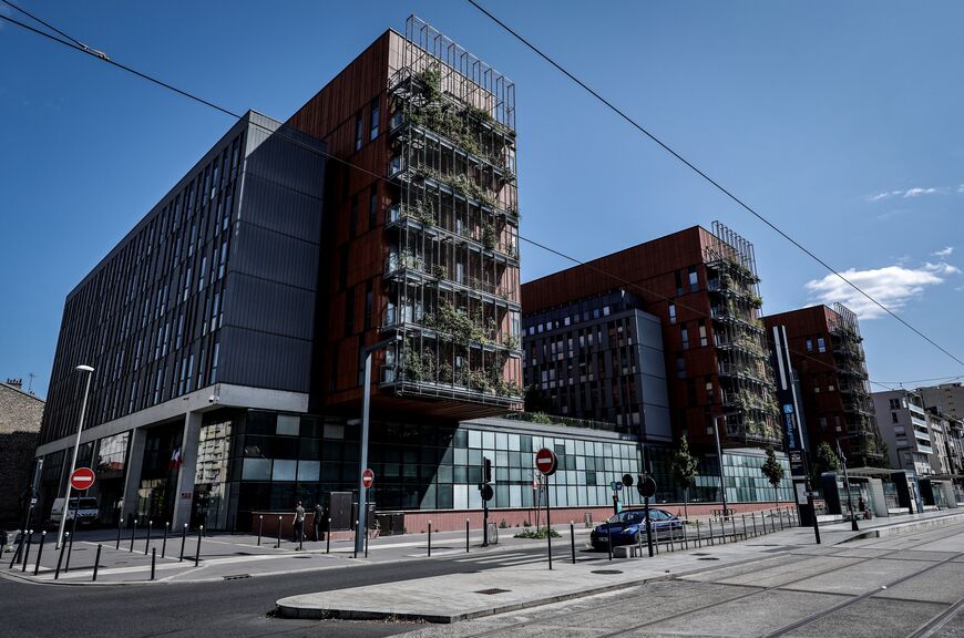 This photograph shows a general view of the Office national antifraude (ONAF, National Anti-fraud Office) building where Pavel Durov, CEO and co-founder of Telegram messaging app is being held in custody, in Ivry-sur-Seine, south of Paris, on August 26, 2024. French judicial authorities on August 25 extended the detention of the Russian-born founder and chief of Telegram Pavel Durov after his arrest at a Paris airport over alleged offences related to the popular but controversial messaging app. (Photo by ST